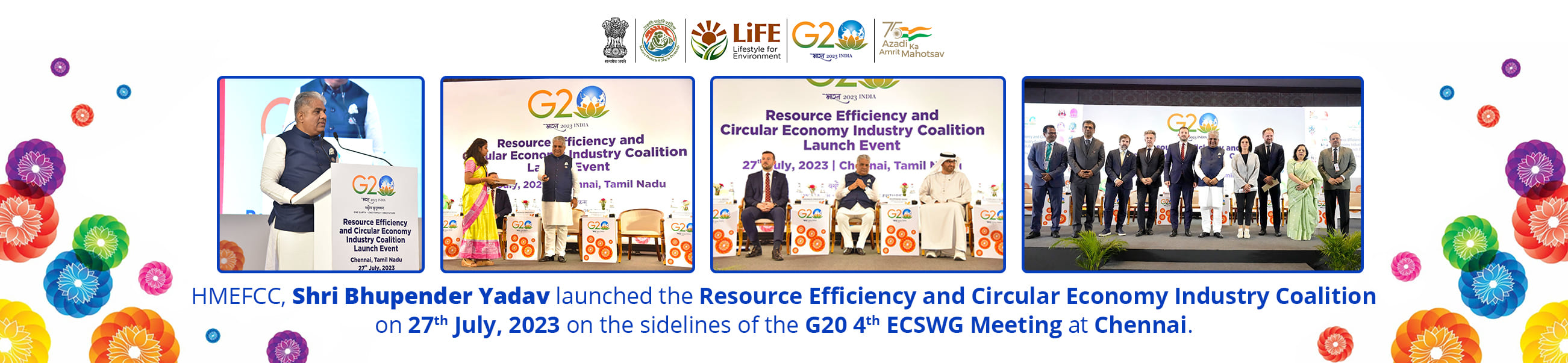 Banner - 4th Environment and Climate Sustainability Working Group (ECSWG) G20 Meeting